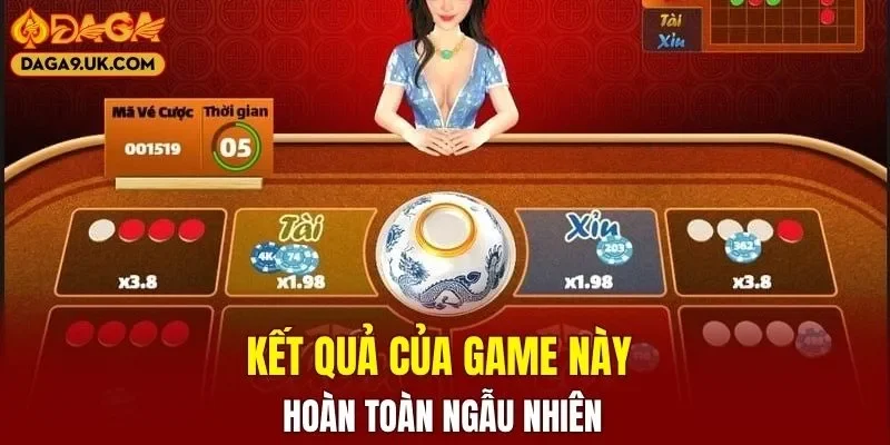 Kết quả của game này hoàn toàn ngẫu nhiên 